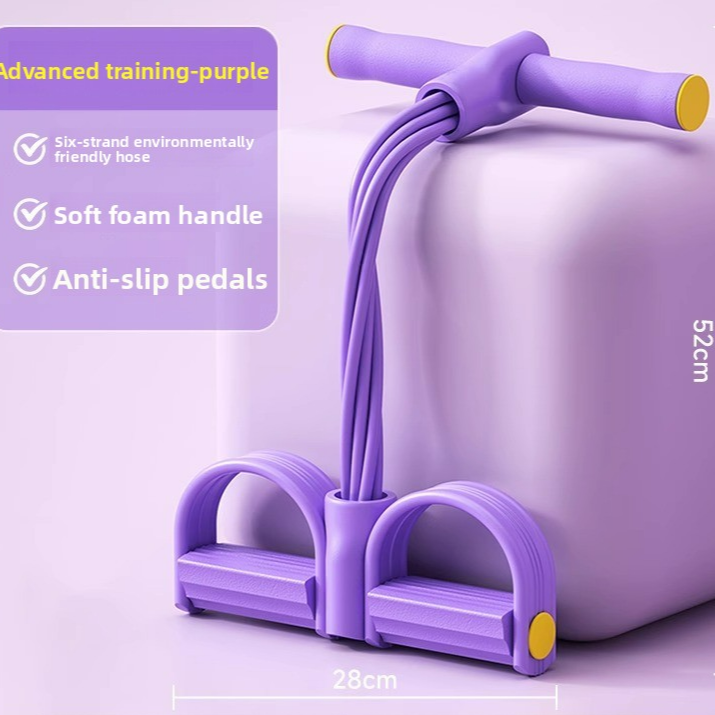 Foot pedal resistance band