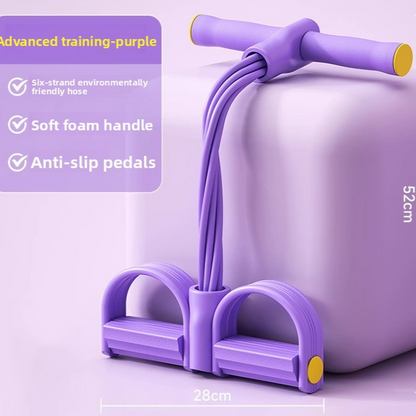 Foot pedal resistance band