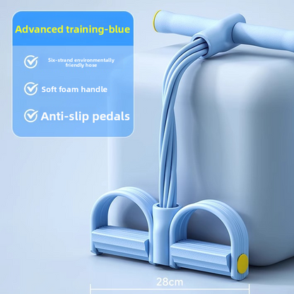 Foot pedal resistance band