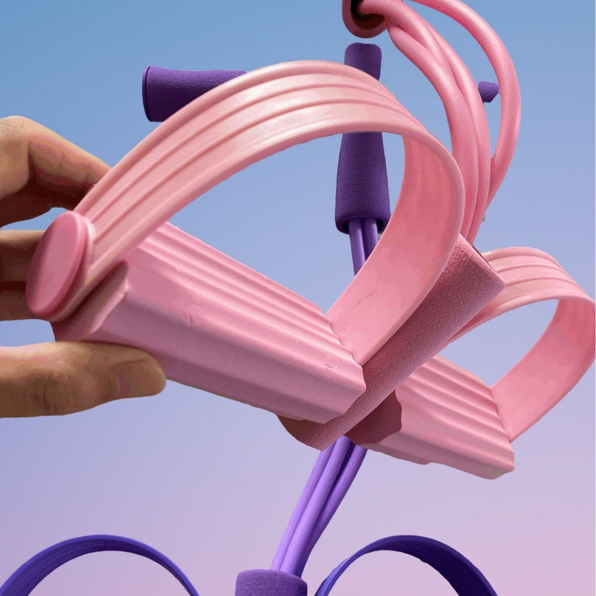 Foot Pedal Resistance Trainer Sit-Up Assistant