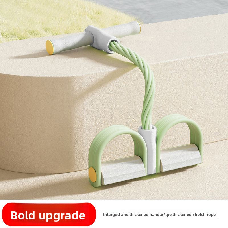 Foot-powered resistance trainer