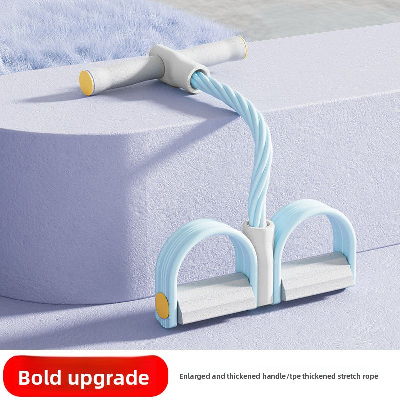 Foot-powered resistance trainer