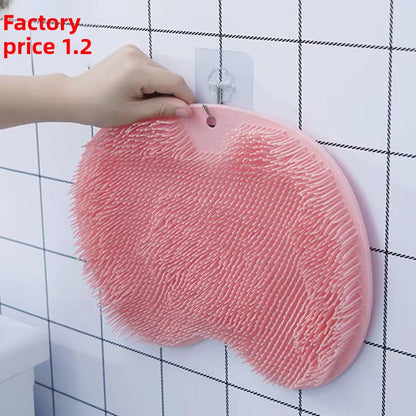 Foot Washing Mat, Lazy Bath Brush, Back Rub God