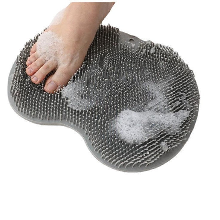 Foot Washing Mat, Lazy Bath Brush, Back Rub God