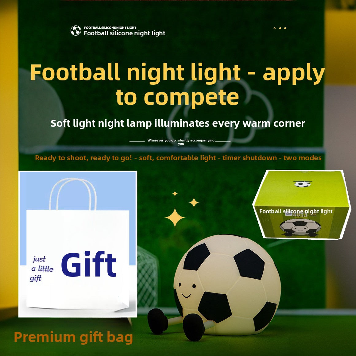 Football fan night light