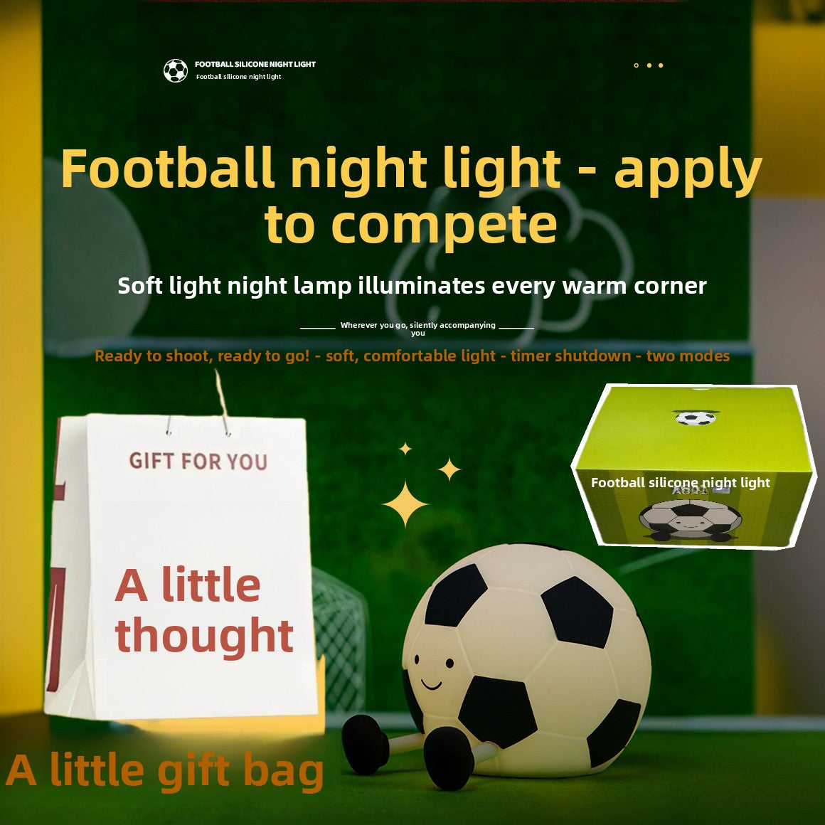 Football fan night light