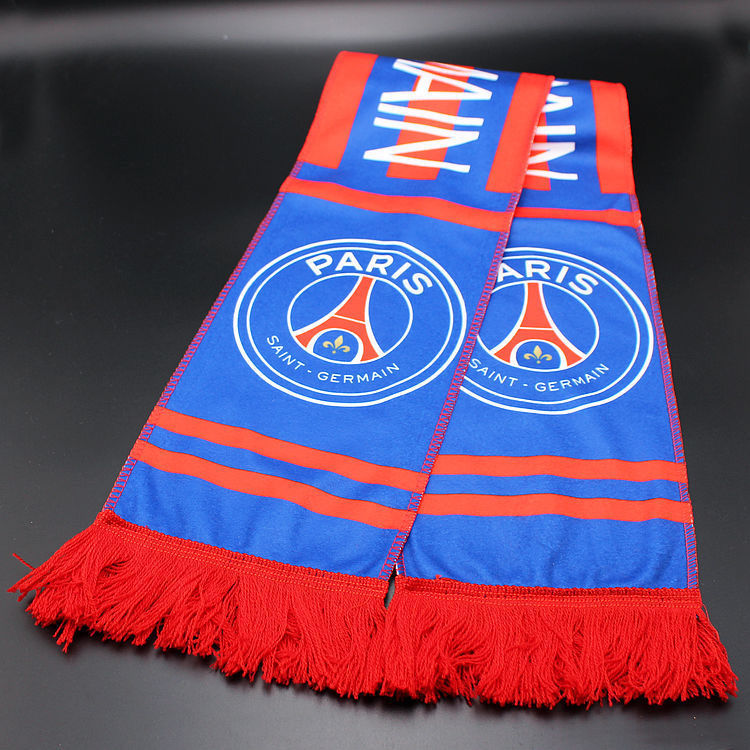 Football Fans Plush Scarf with Team Badges