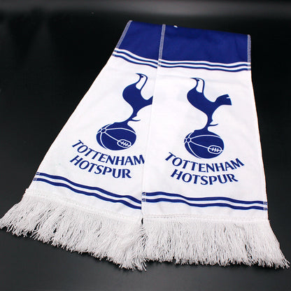 Football Fans Plush Scarf with Team Badges