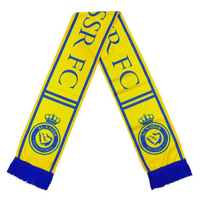Football Fans Plush Scarf with Team Badges