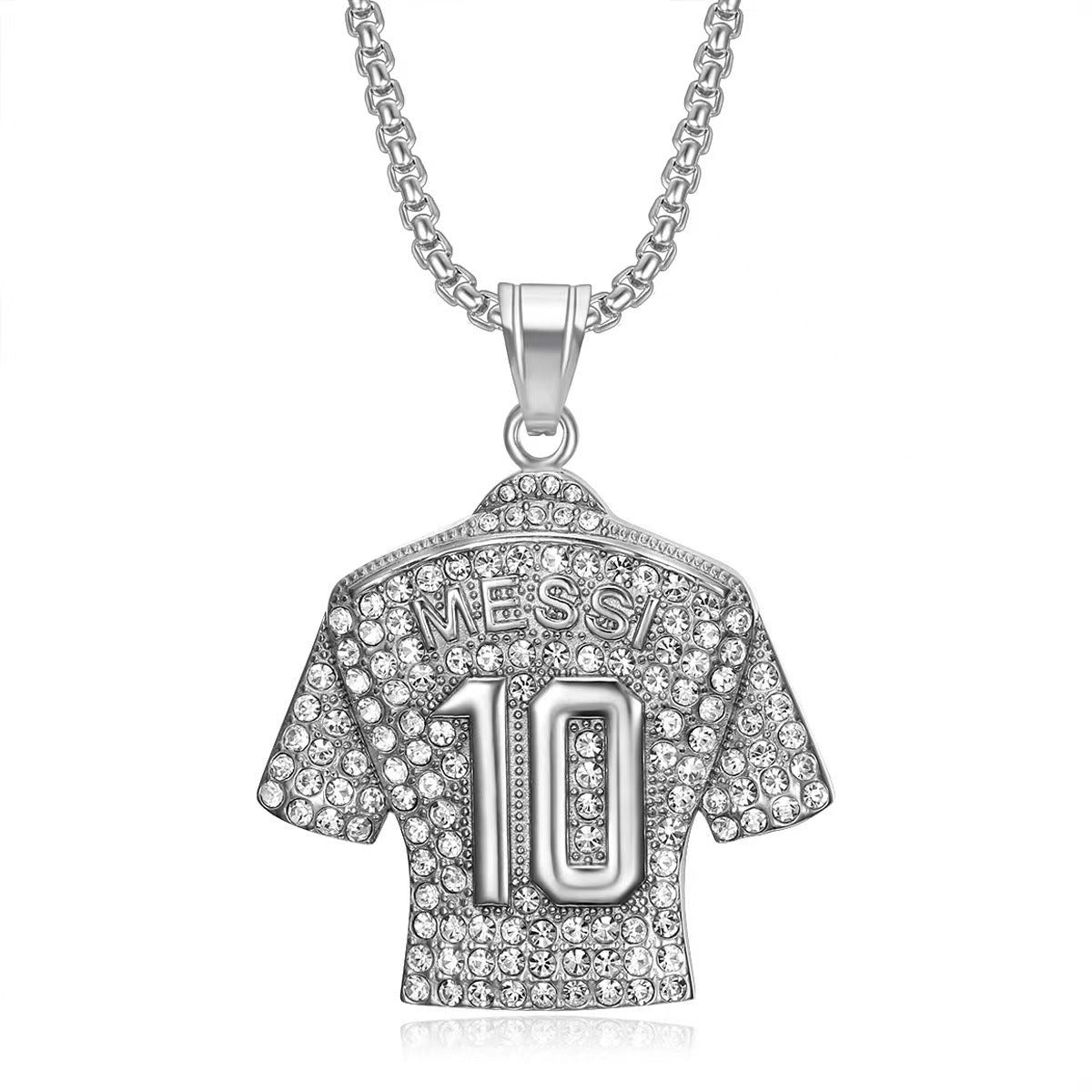 Football Jersey Number Pendant Necklace