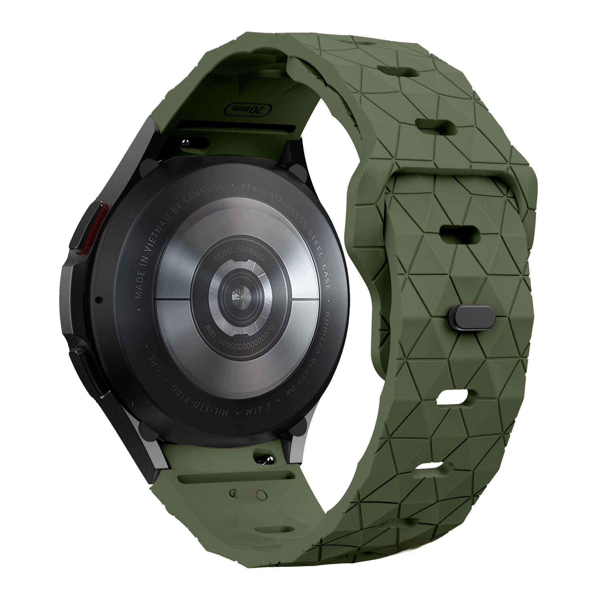 football pattern Two-tone strap