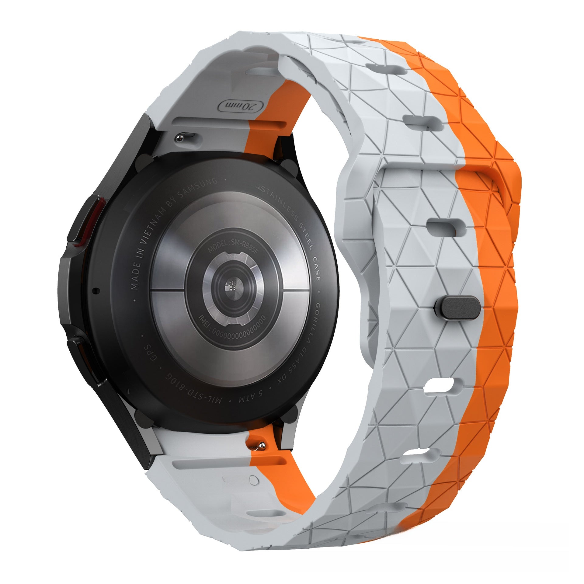 football pattern Two-tone strap