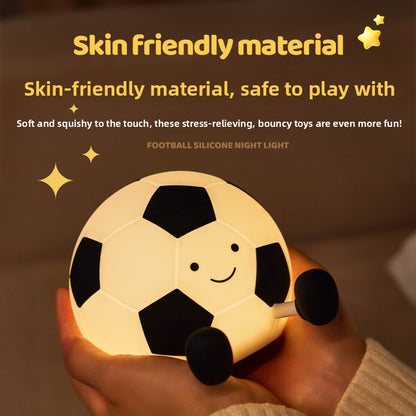 Football Silicone Night Light with Tap Control