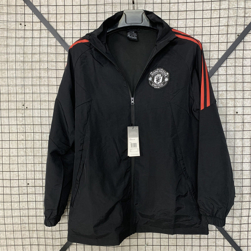 Football Single-Breasted Windbreaker