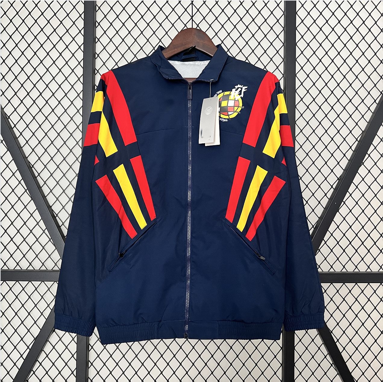 Football Single-Breasted Windbreaker