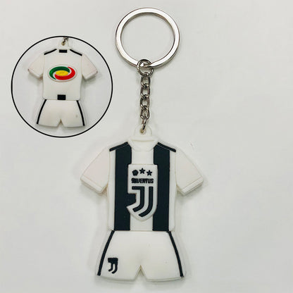 Football Team Emblem PVC Keychain