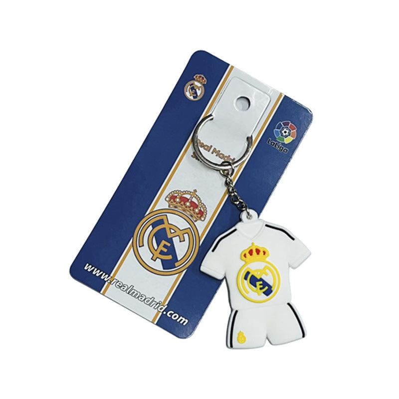 Football Team Emblem PVC Keychain