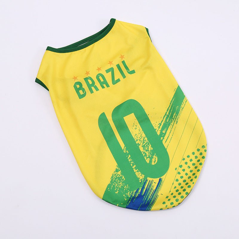Football Team Pet Dog Vest