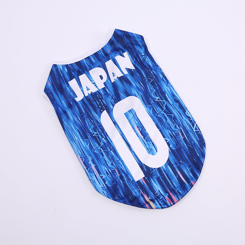 Football Team Pet Dog Vest