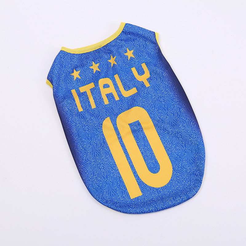 Football Team Pet Dog Vest