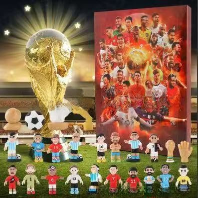 Football Themed Christmas Advent Calendar Box