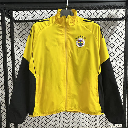 Football-themed single-breasted trench coat