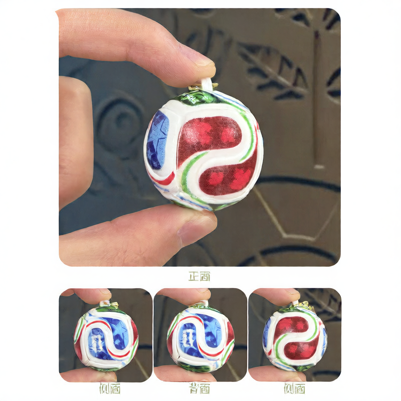 Football Trophy Keychain Pendant