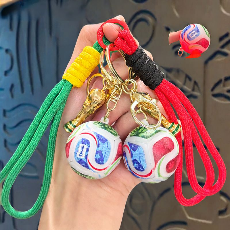 Football Trophy Keychain Pendant