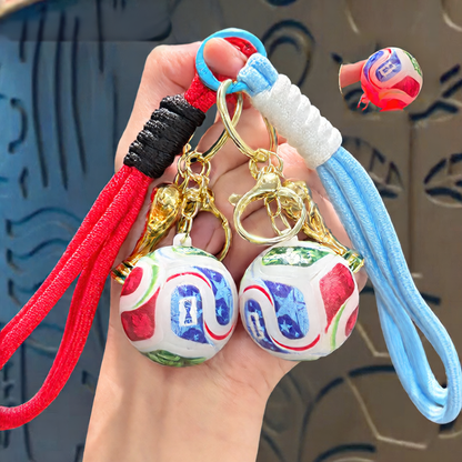 Football Trophy Keychain Pendant
