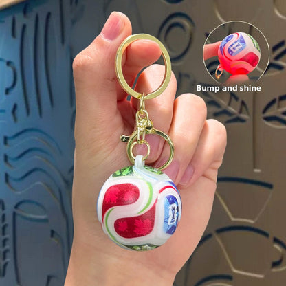 Football Trophy Keychain Pendant