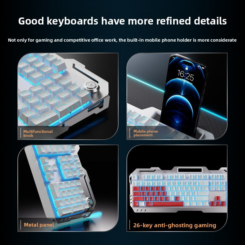 Forerunner GX810 Wired Computer Keyboard