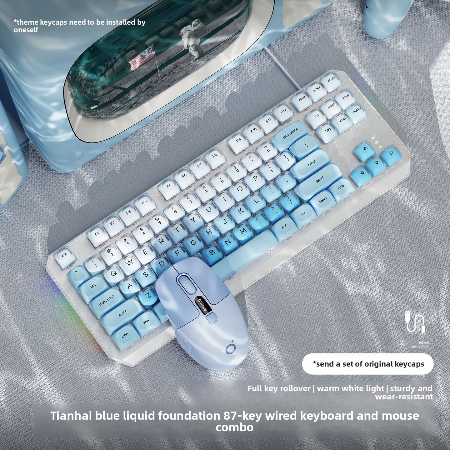 Forerunner Mechanical Keyboard with Blue Backlight