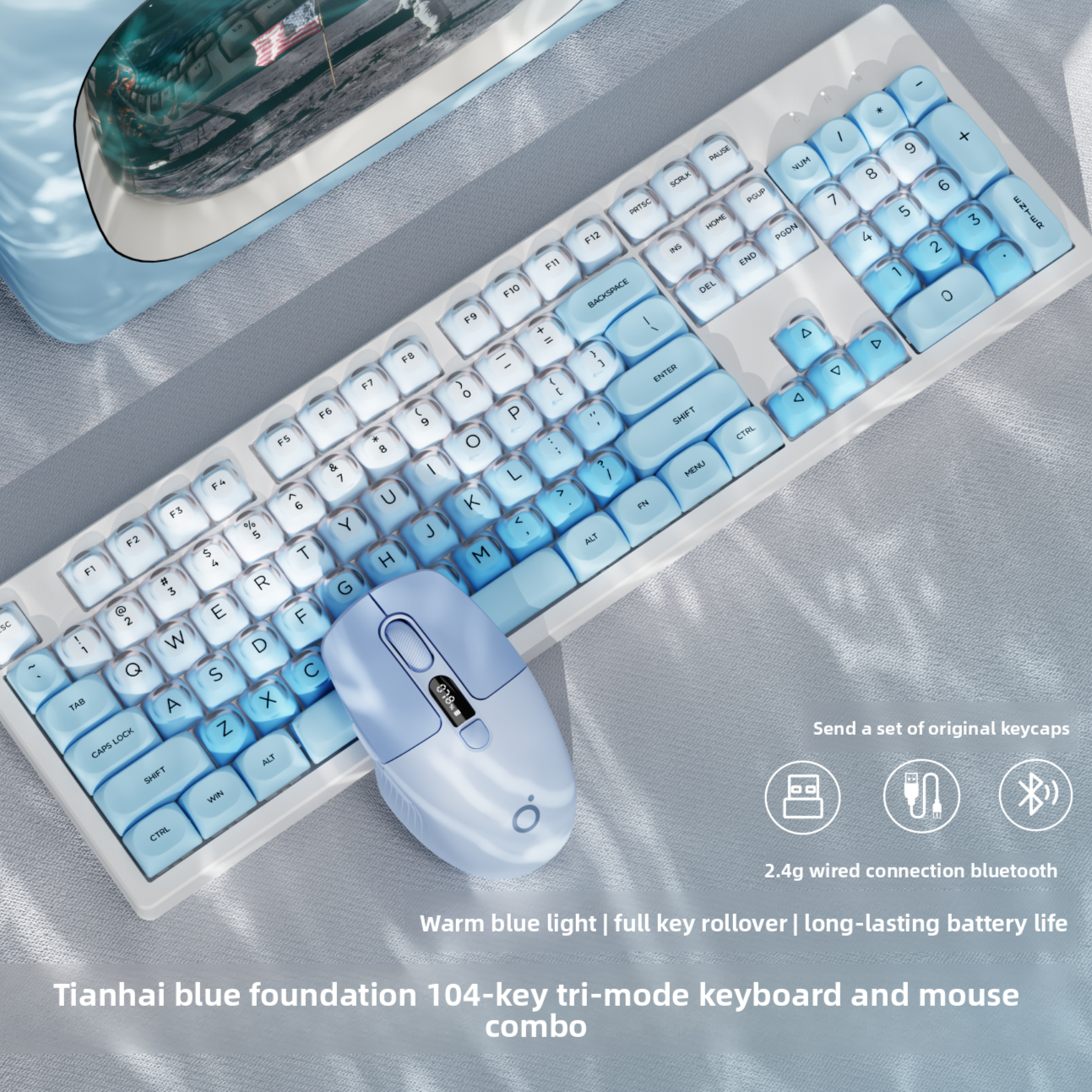 Forerunner Mechanical Keyboard with Blue Backlight