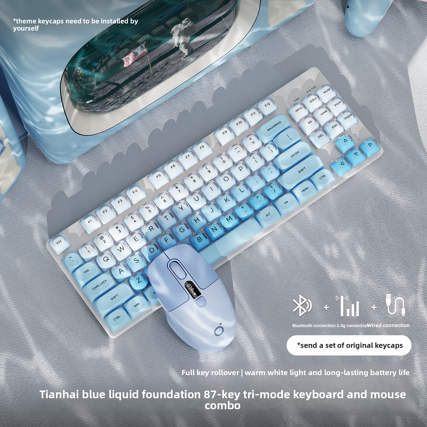 Forerunner Mechanical Keyboard with Blue Backlight