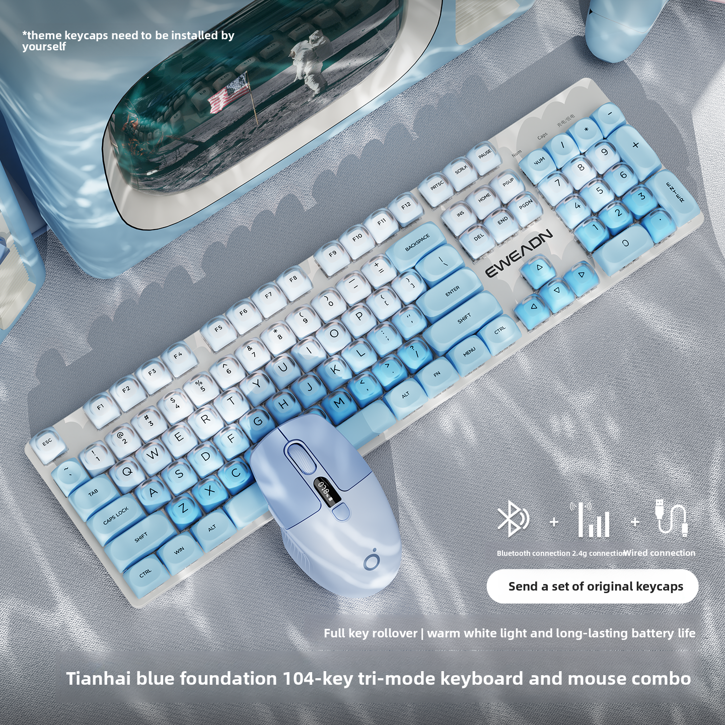 Forerunner Mechanical Keyboard with Blue Backlight