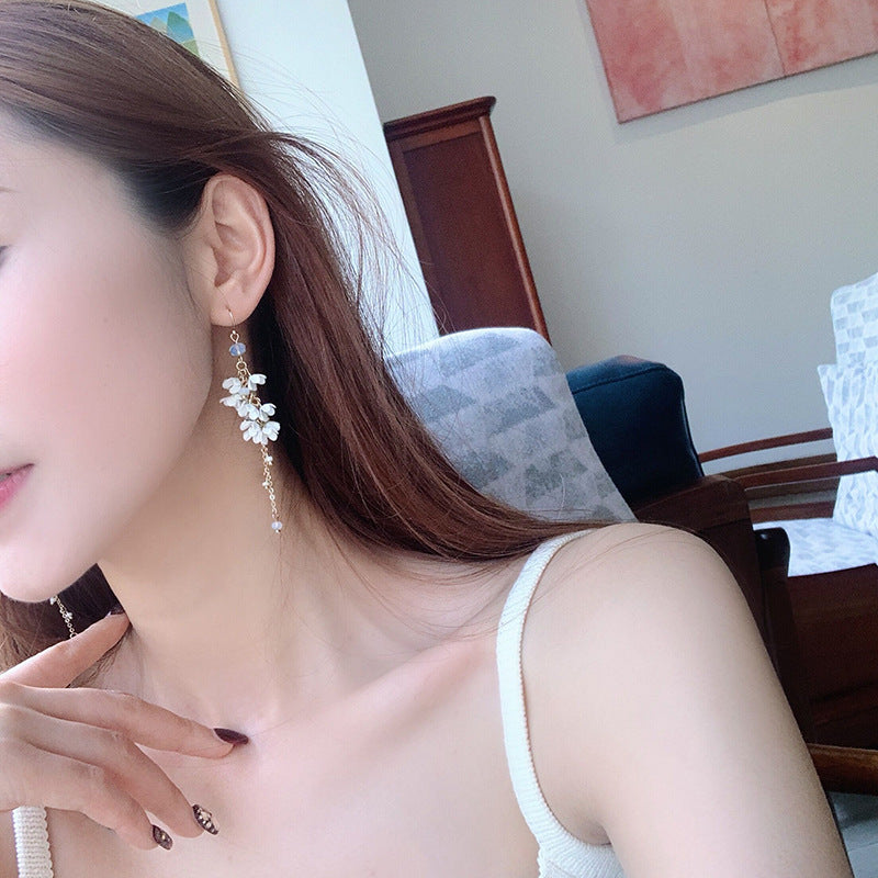Forest-style facial slimming mosquito coil ear clips