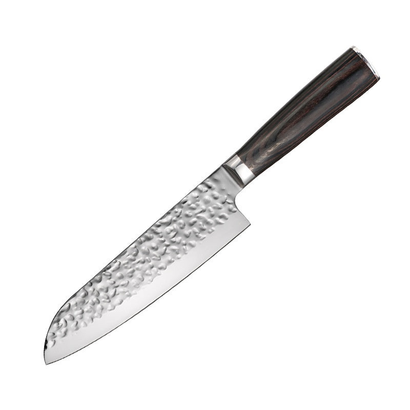 Forged Hammer Pattern Chef Knife Set