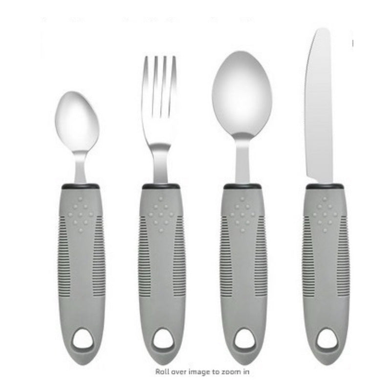 fork and spoon rehabilitation food aid tool suit for the elderly