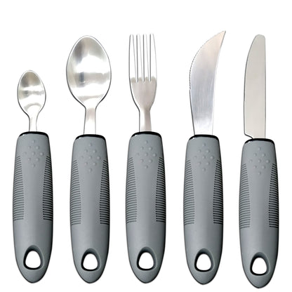 fork and spoon rehabilitation food aid tool suit for the elderly