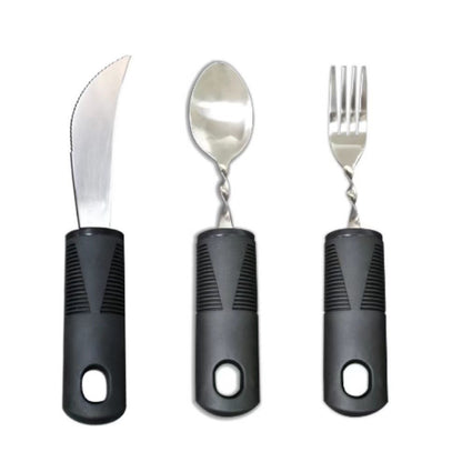 fork and spoon rehabilitation food aid tool suit for the elderly