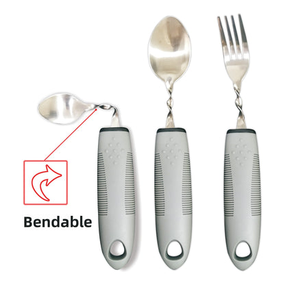 fork and spoon rehabilitation food aid tool suit for the elderly