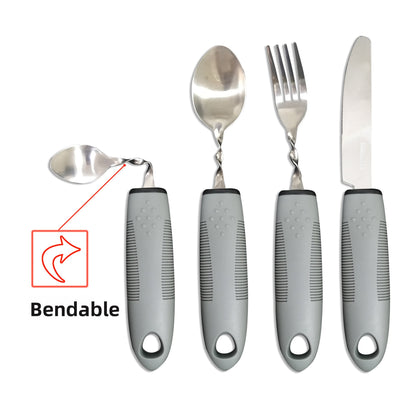 fork and spoon rehabilitation food aid tool suit for the elderly
