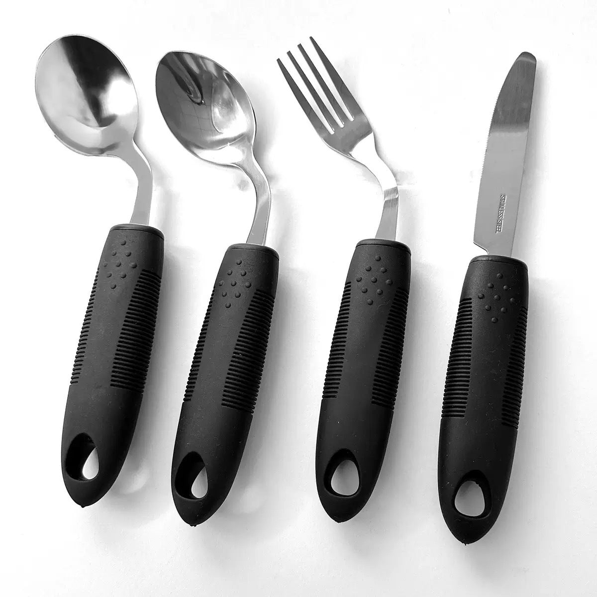 fork and spoon rehabilitation food aid tool suit for the elderly