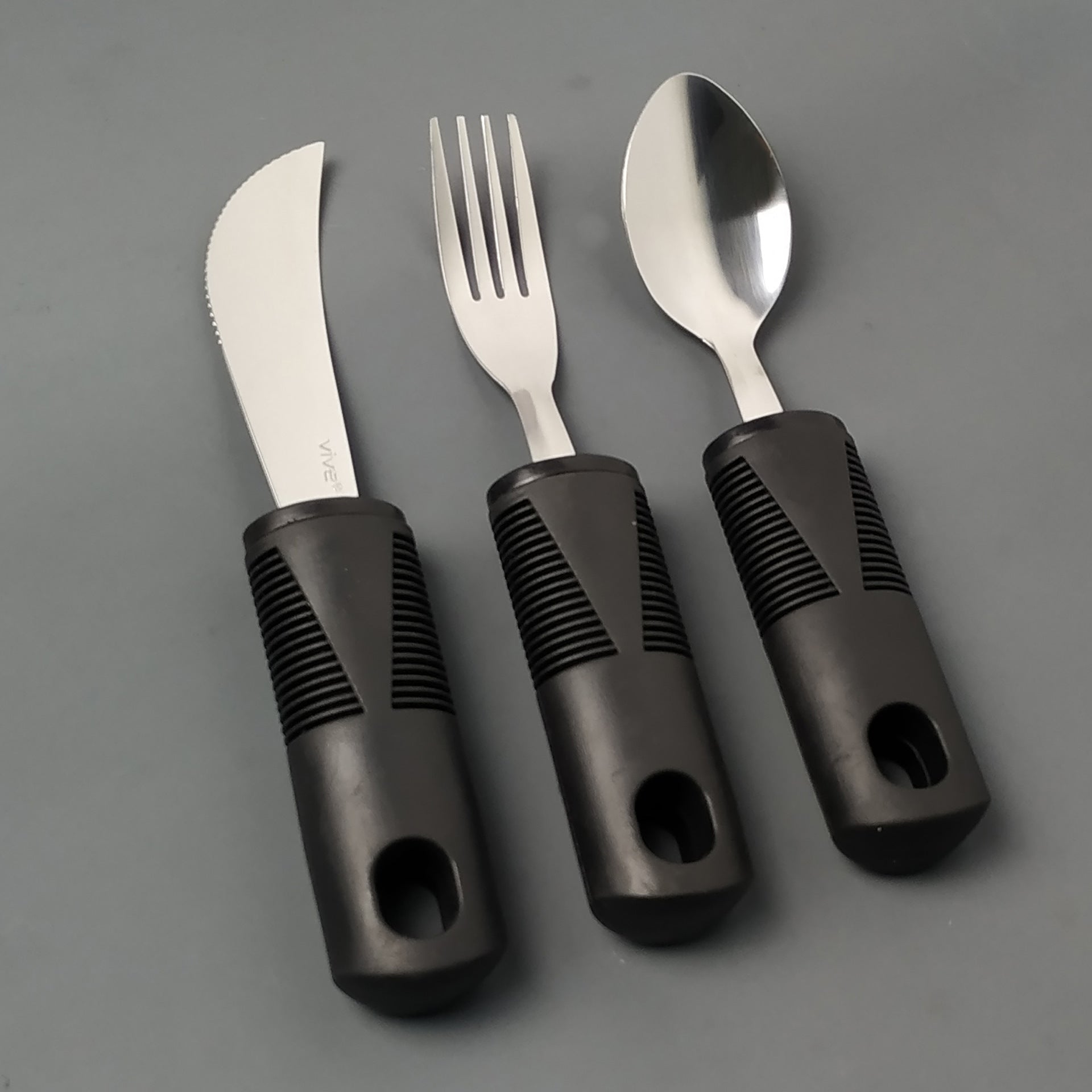 fork and spoon rehabilitation food aid tool suit for the elderly