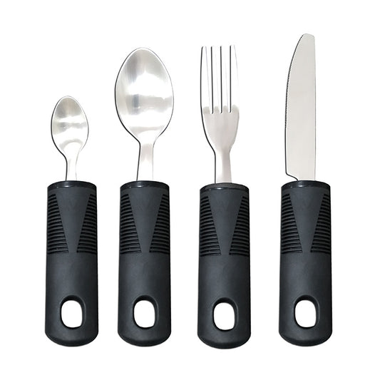 fork and spoon rehabilitation food aid tool suit for the elderly