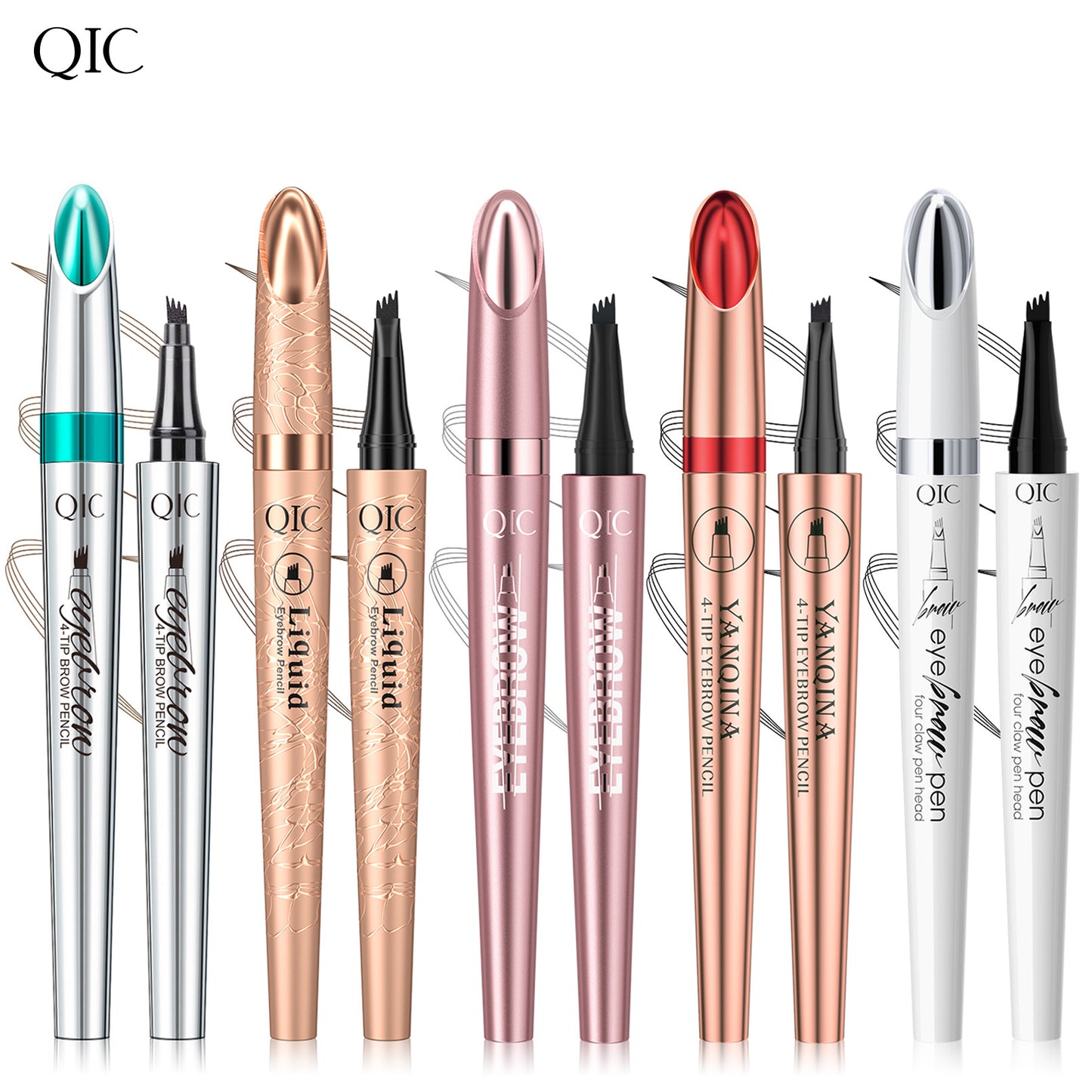 Four-Claw Liquid Eyebrow Pencil