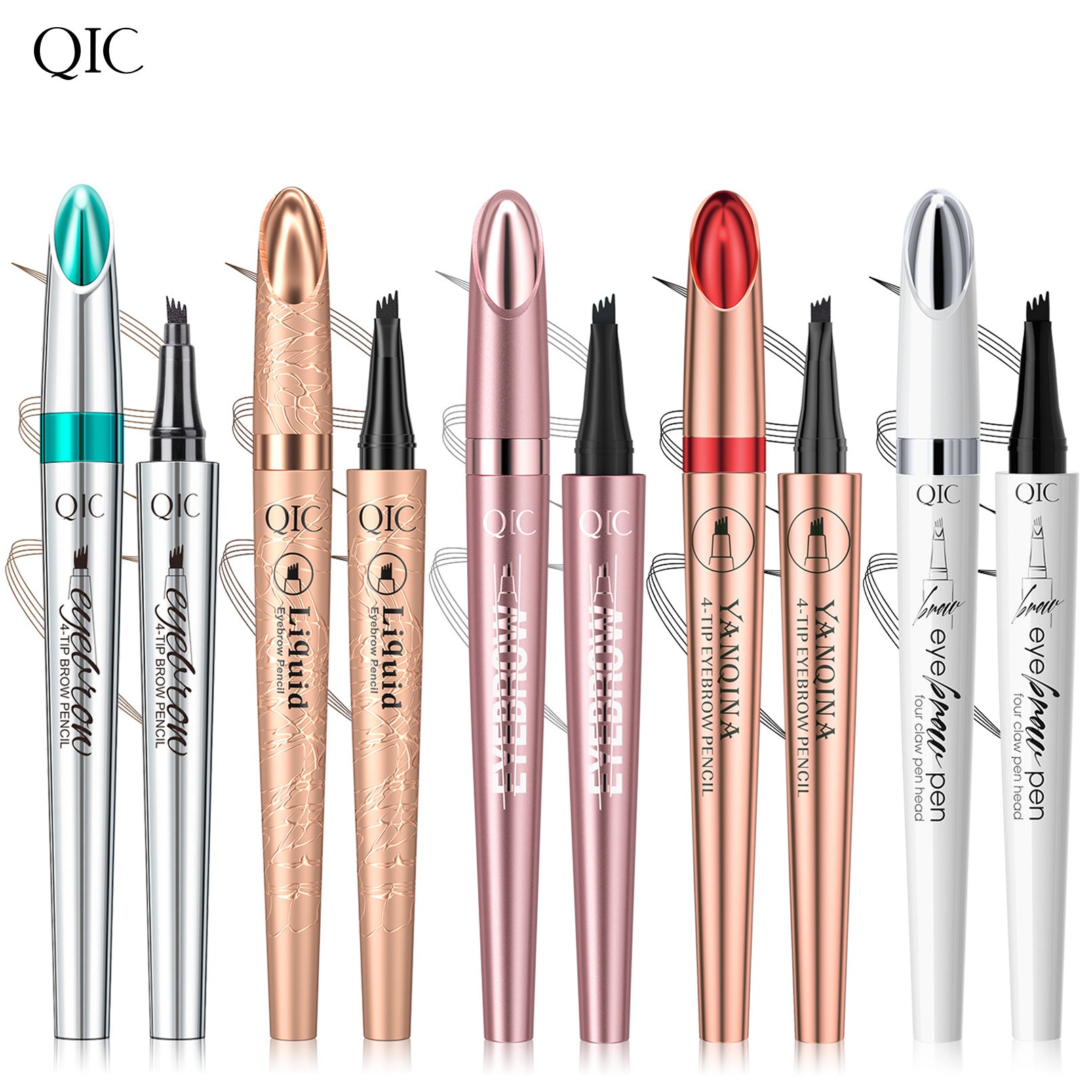 Four-Claw Liquid Eyebrow Pencil