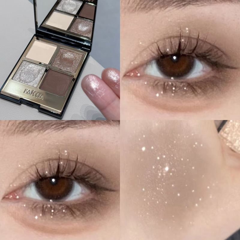 Four-color eyeshadow palette