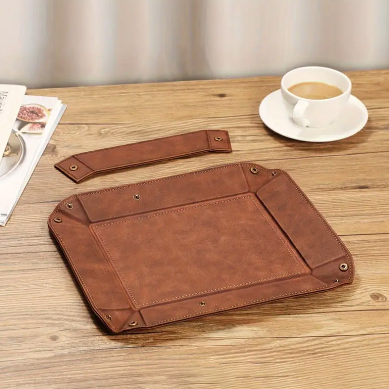 Four-corner storage tray
