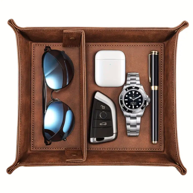 Four-corner storage tray